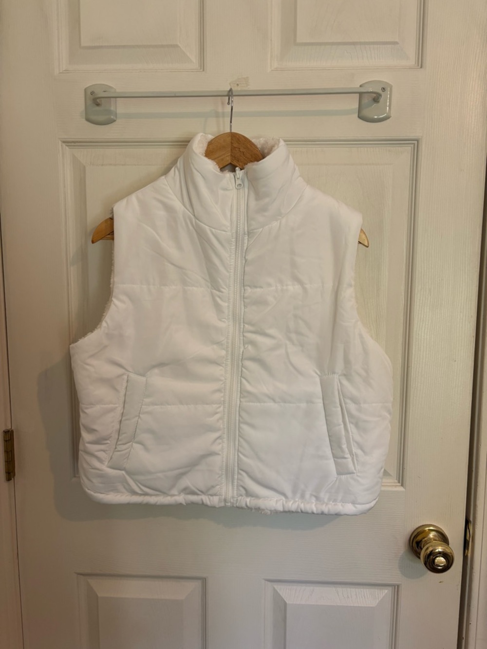 Jolie & Joy White Puffer Vest